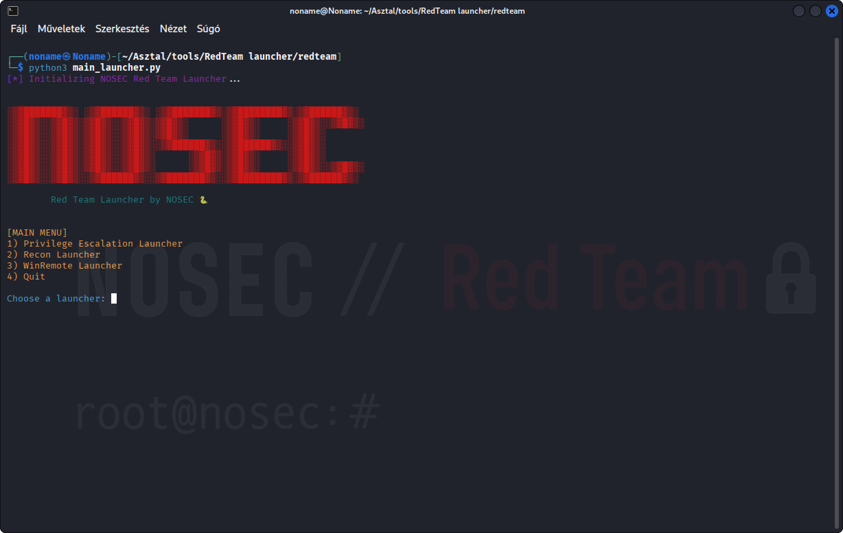 Red Team Launcher